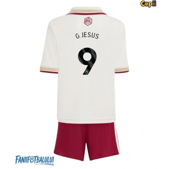 Arsenal Gabriel Jesus #9 Echipament de Fotbal Replică 2025-26 Copii Treilea (+ Șorturi)